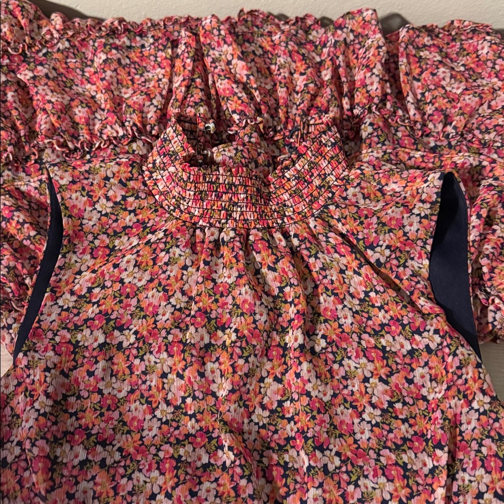 Floral Ruffle Mini Dress - Picture 5 of 5